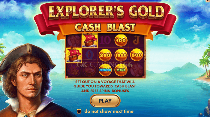 เกมสล็อต Explorer's Gold Cash Blast slot ค่าย netgame