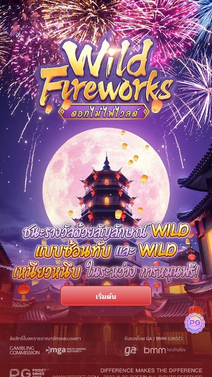 เกมสล็อต Wild Fireworks slot