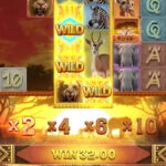 เกมสล็อต safari wilds game feature