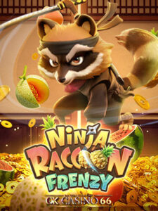 เกมใหม่ล่าสุด ทดลองเล่นสล็อต ninja raccoon frenzy